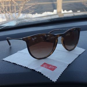 Ray Ban Erika Tortoise Sunglasses